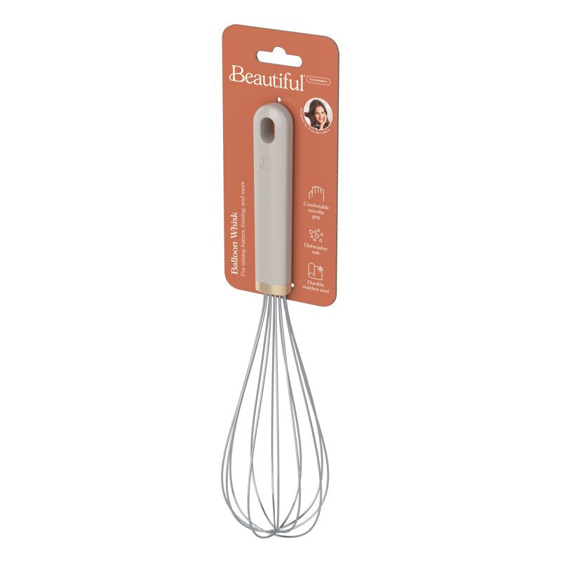 Balloon Whisk - Lightweight Stainless Steel with Soft Grip Handle