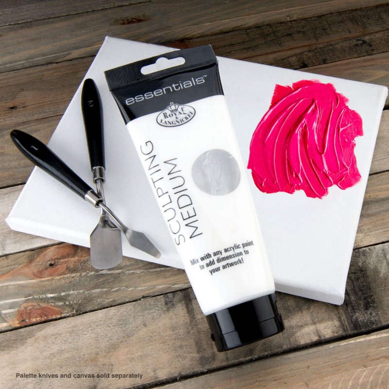 Sculpting Acrylic Paint Medium - 250ml Gloss Finish for Artists - Single, Sculpting