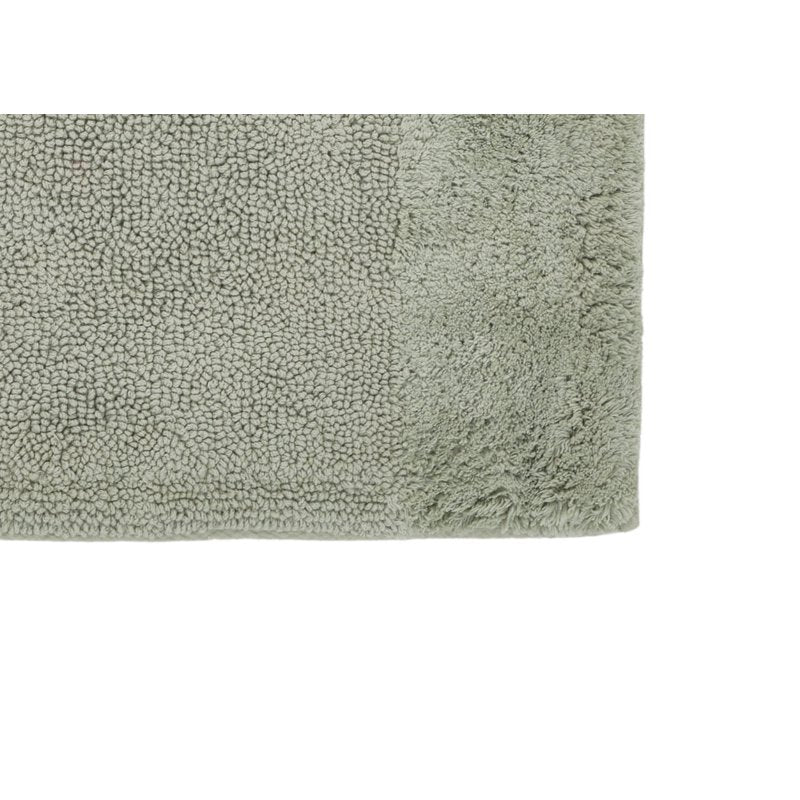 Sage Toilet Lid Cover 18x20 Inches - Soft Cotton, Non-Slip Bathroom Accessory