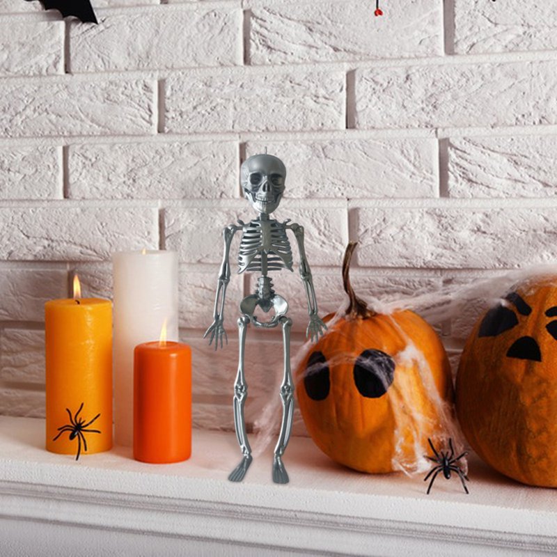 Halloween Skeleton Decorations - 11.5 Inch Prankster Skeleton Model, Room & Venue Props B
