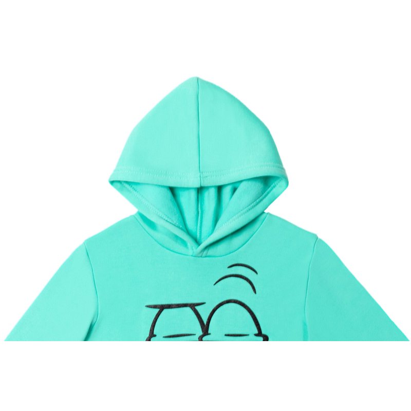 Kids Fleece Hoodie SpongeBob SquarePants Teal Squidward 10-12