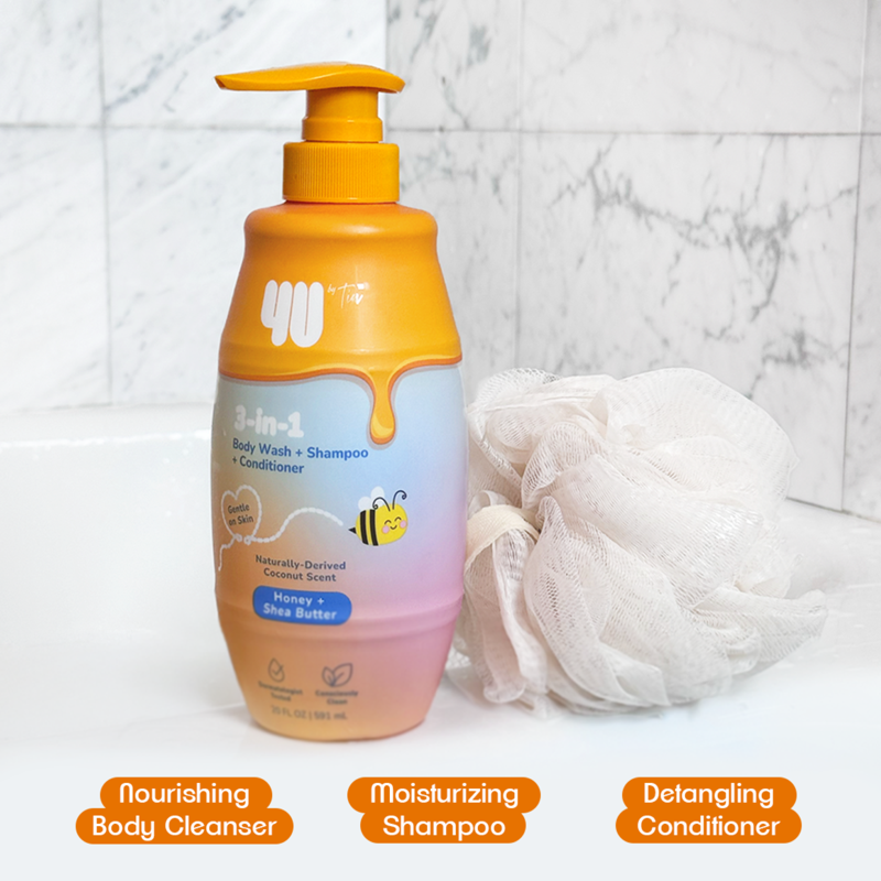 Kids 3-in-1 Body Wash Shampoo & Conditioner with Honey & Shea Butter - 20 fl oz