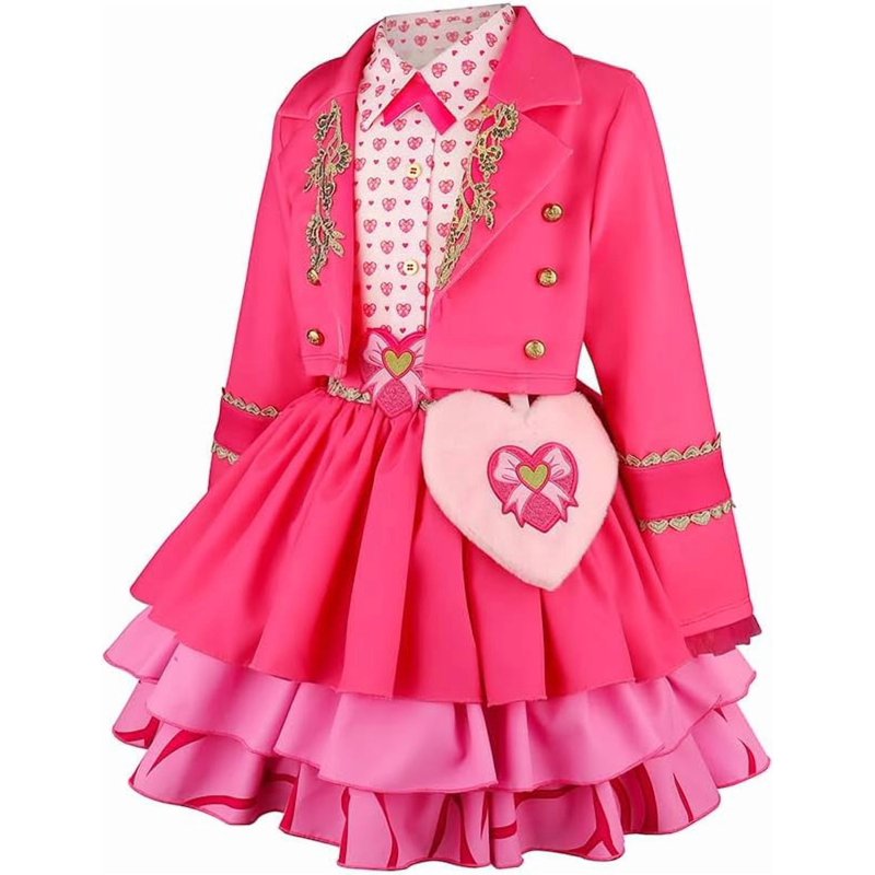 Pink Princess Costume Set for Kids & Adults - 5-6 Years Variation