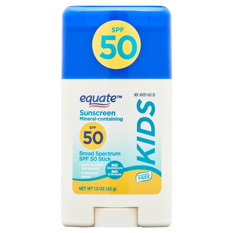 Kids Broad Spectrum Sunscreen Stick, SPF 50 - 3 Pack