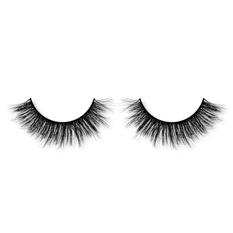 Faux Mink False Eyelashes - Lightweight Synthetic Vegan Lashes, 2 Pair