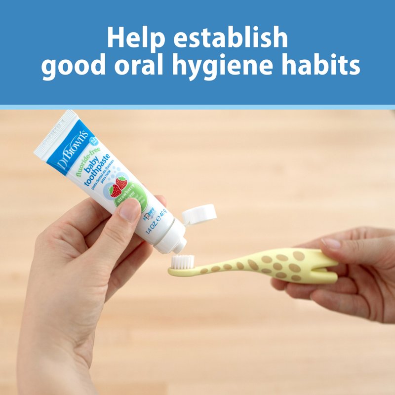 Infant-to-Toddler Training Toothbrush Set - Soft Bristles for 0-3 Years