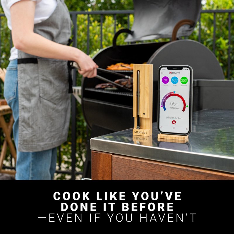 Wireless Smart Meat Thermometer - Bluetooth Cooking Device