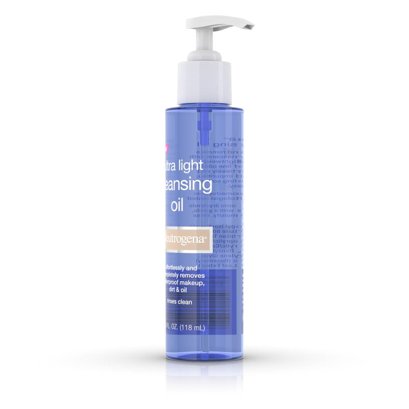 Ultra Light Facial Cleansing Oil and Waterproof Makeup Remover, 4 fl. oz