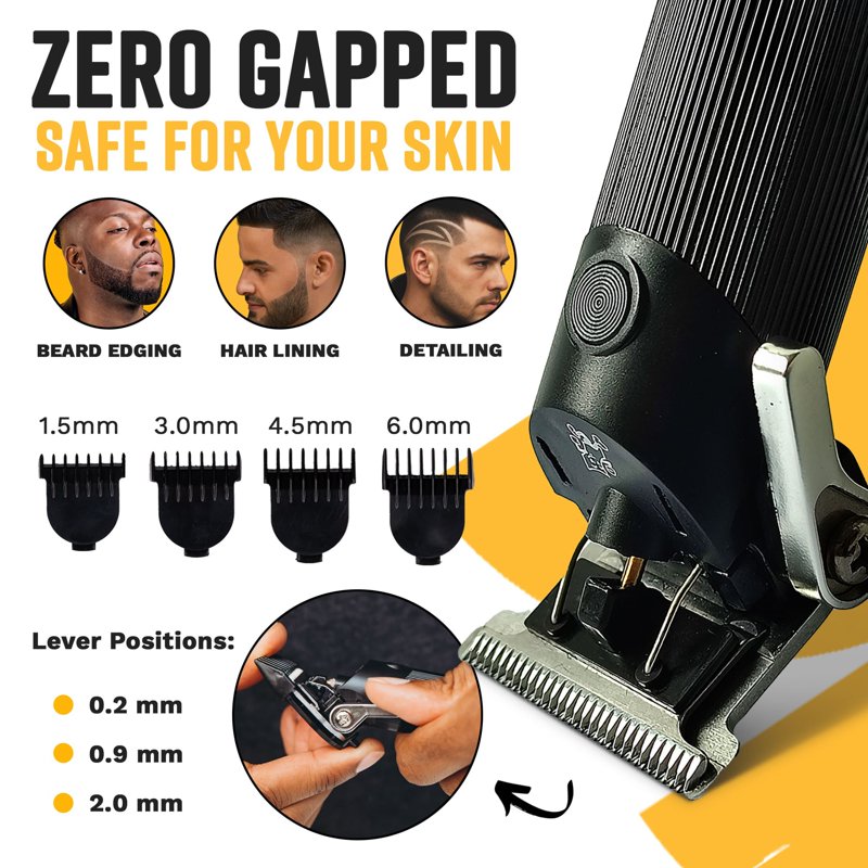 Cordless Trimmer and Shaper Combo - Precise Hairline Edging