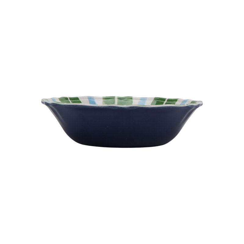 4-Piece Bamboo Melamine Cereal Bowl Set - Multi-Color
