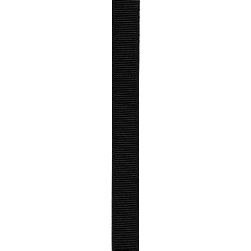 Black Grosgrain Ribbon 5/8 Inch, 18 Feet - Craft & Sewing Ribbon - Variation of 0.63 in, Single