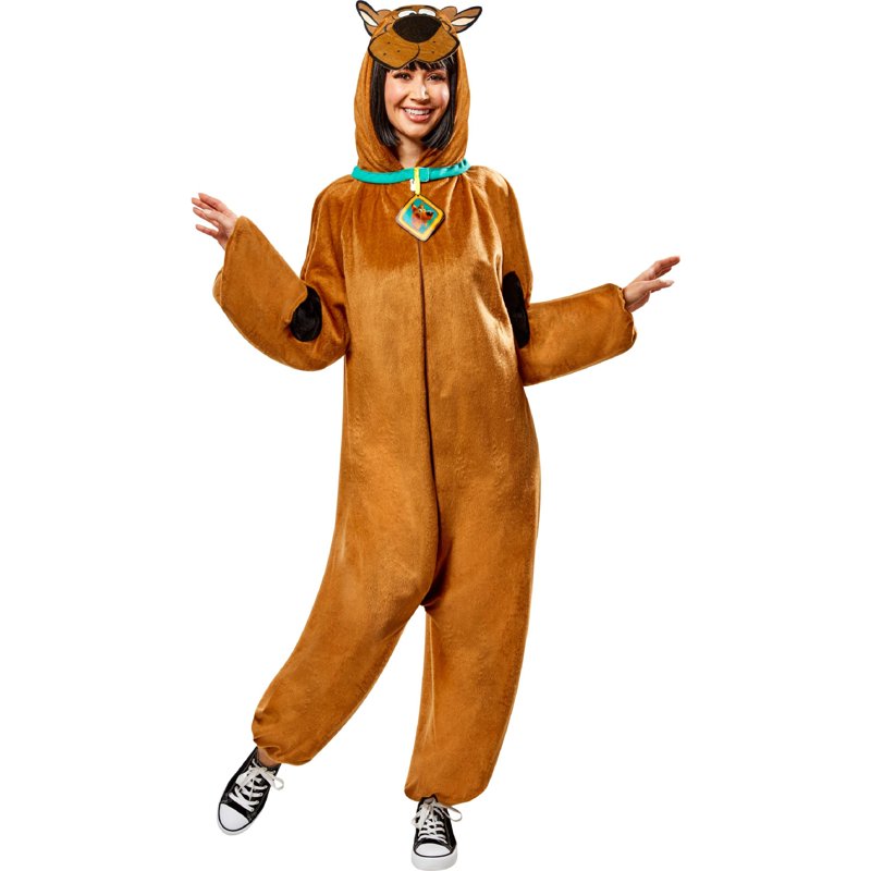 Scooby-Doo Halloween Costume for Adults Men's M 32/34 - Cozy Jumpsuit
