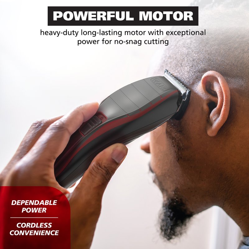 Cordless Hair Clipper for Men & Women - Rechargeable, Stainless Steel Blades