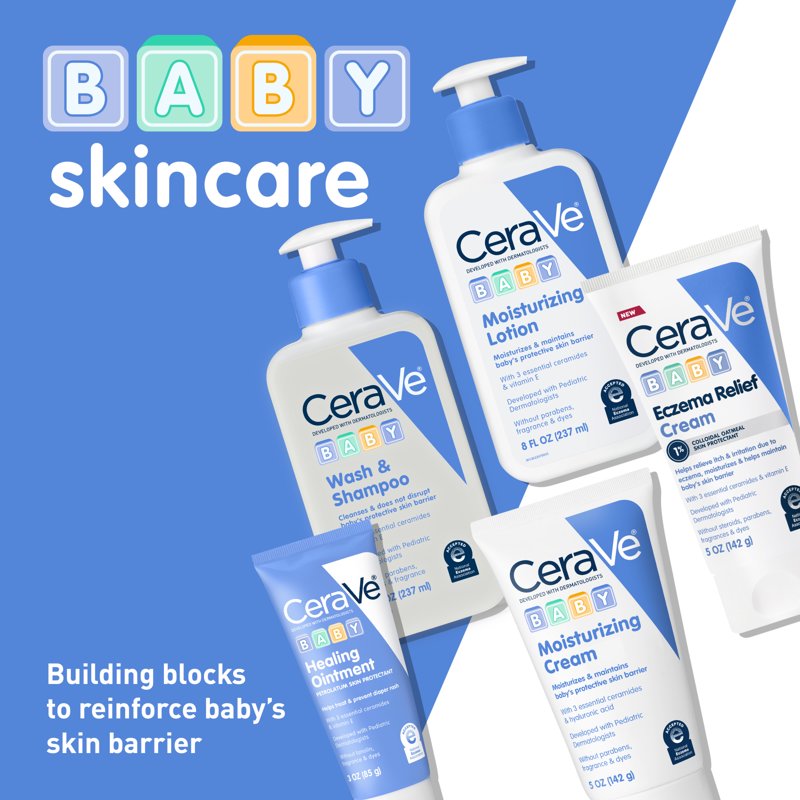 Gentle Baby Wash and Shampoo, Tear-Free Cleanser for Sensitive Skin