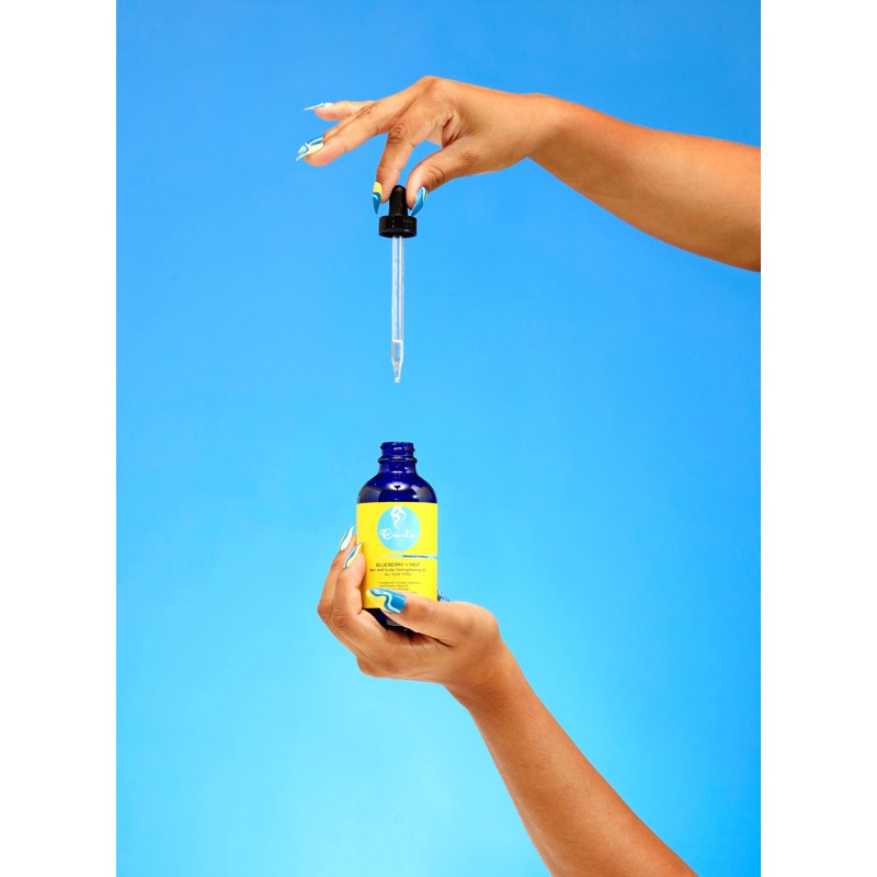Blueberry & Mint Hair and Scalp Strengthening Oil - 4oz Vegan Treatment