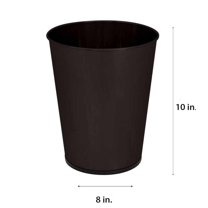 Iron Bathroom Trash Can - 2 Pack, Oil-Stained Bronze