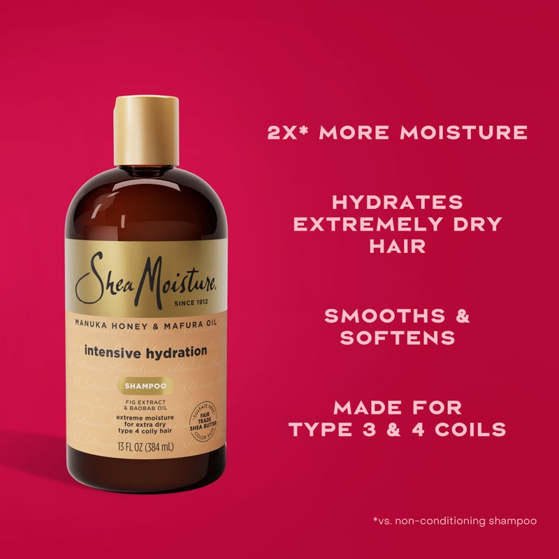 Intensive Hydration Shampoo with Manuka Honey & Mafura Oil for Dry Hair