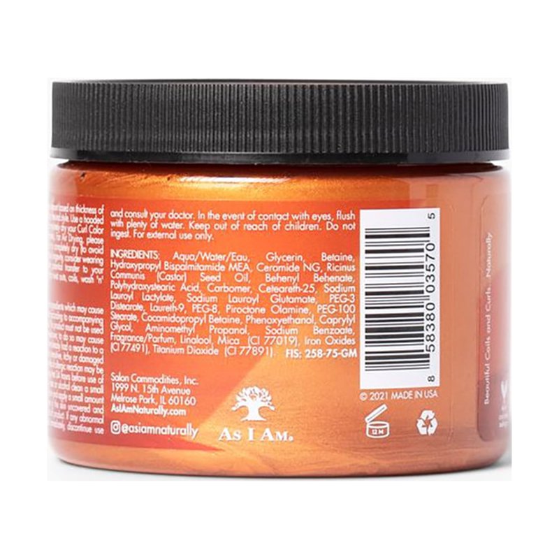 Temporary Curl Color Gel for Natural Hair - Moisturizing & Strengthening