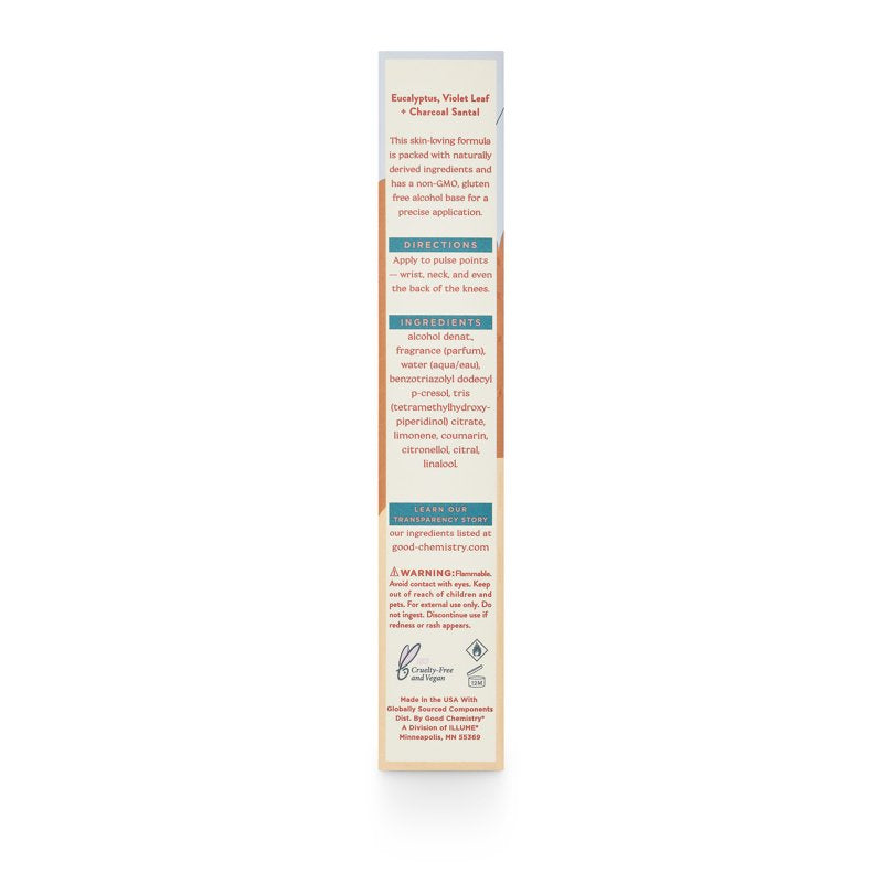Unknown Legend Eau de Parfum Travel Spray - Eucalyptus & Charcoal Santal