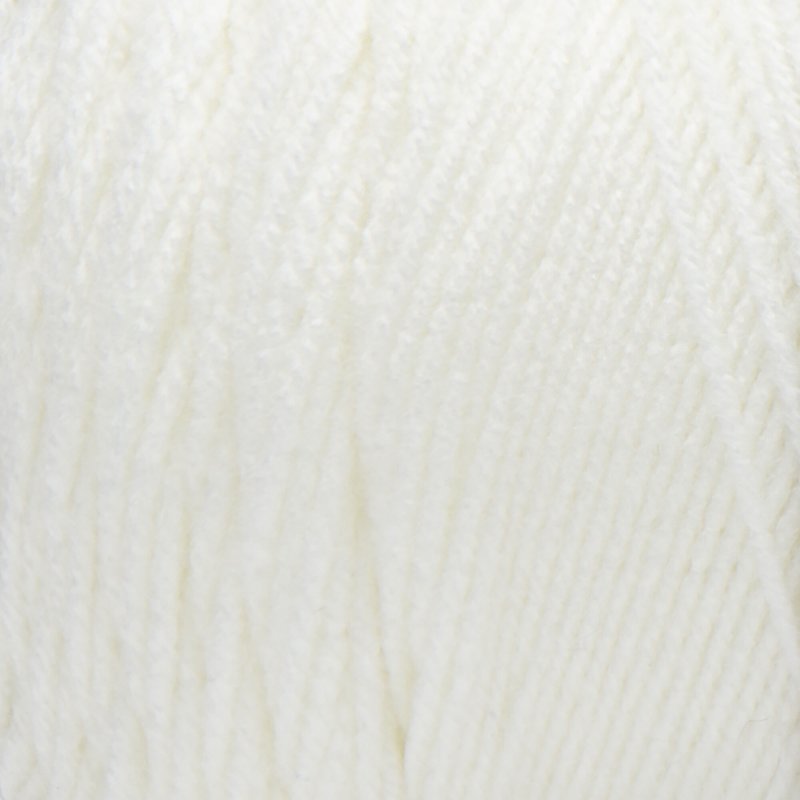 Jumbo Acrylic Yarn - Soft White, 14oz / 396g, 744 Yards - Single Variation