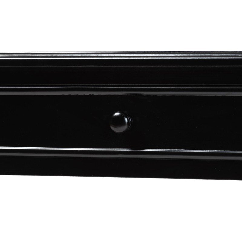 Classic Console Table with 2 Drawers - Black