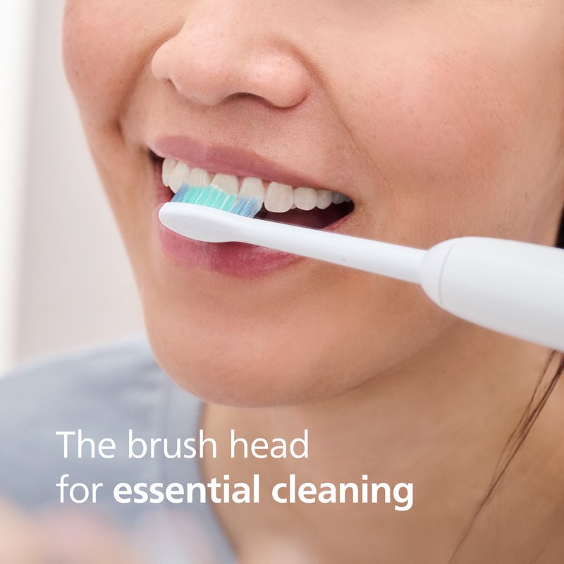 Electric Toothbrush Replacement Heads, Contoured Bristles, 2-Pack