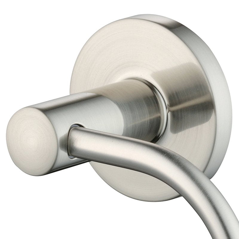 (3 Pack) Mainstays Modern Round Toilet Paper Holder, Satin Nickel - Wall Mount Bathroom Accessory
