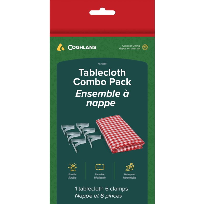 Reusable Picnic Tablecloth Combo Pack - 6 Pack
