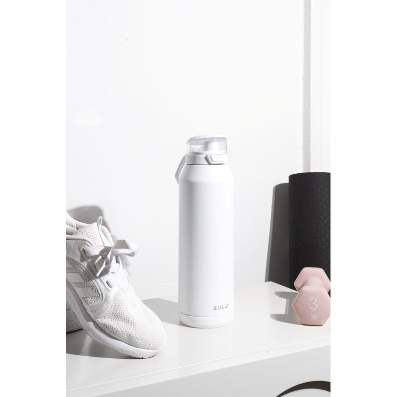 40oz Stainless Steel Water Bottle - White, BPA Free & Dishwasher Safe
