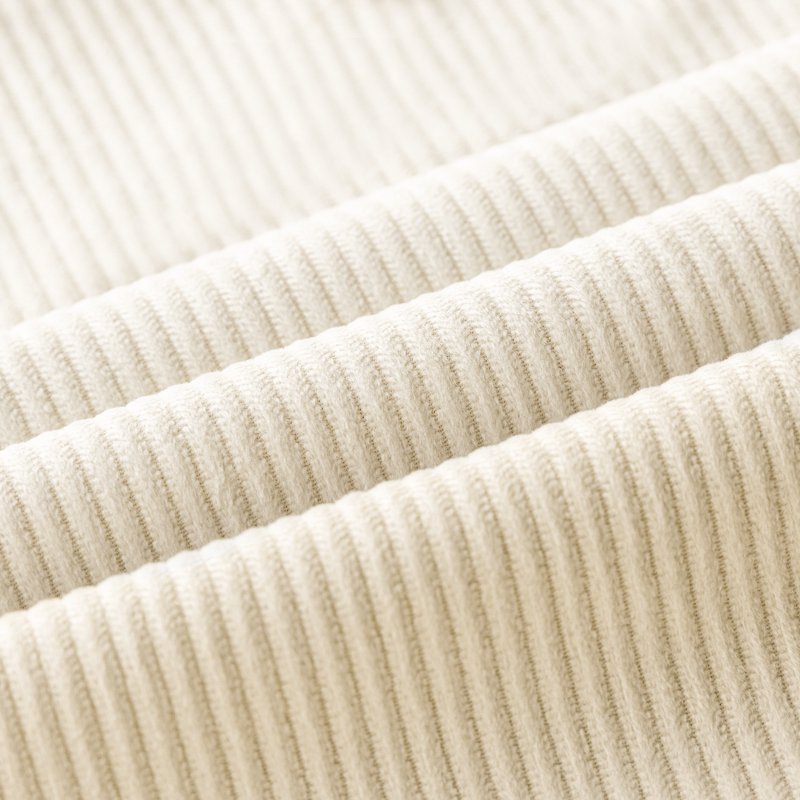 20x20 Inch Off White Corduroy Velvet Decorative Throw Pillow Set of 2