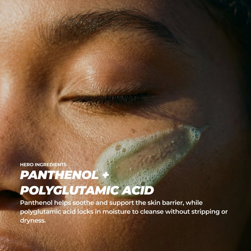 Superfood Jelly Daily Cleanser - Hydrating Face Wash with Green Tea & Kale