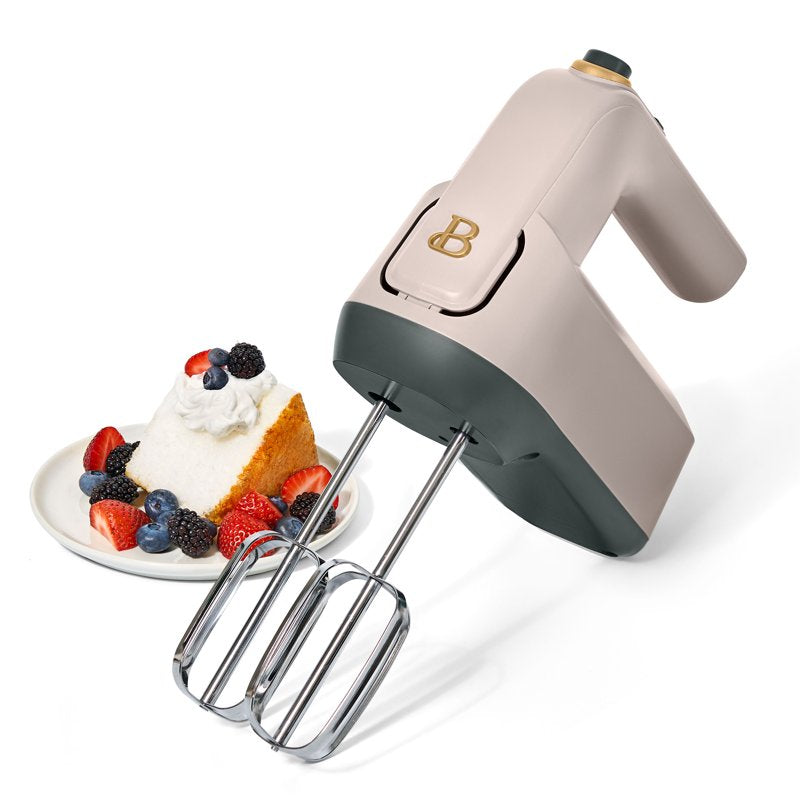 6-Speed Electric Hand Mixer - Porcini Taupe