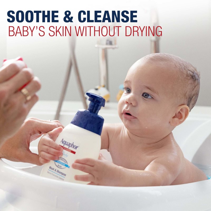Baby Wash & Shampoo - Fragrance Free, Tear Free, 2 in 1 Formula