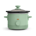 1.5 Qt Manual Slow Cooker - Ceramic Nonstick, 3 Heat Settings, Seaglass