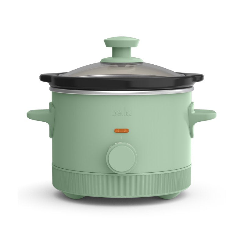 1.5 Qt Manual Slow Cooker - Ceramic Nonstick, 3 Heat Settings, Seaglass