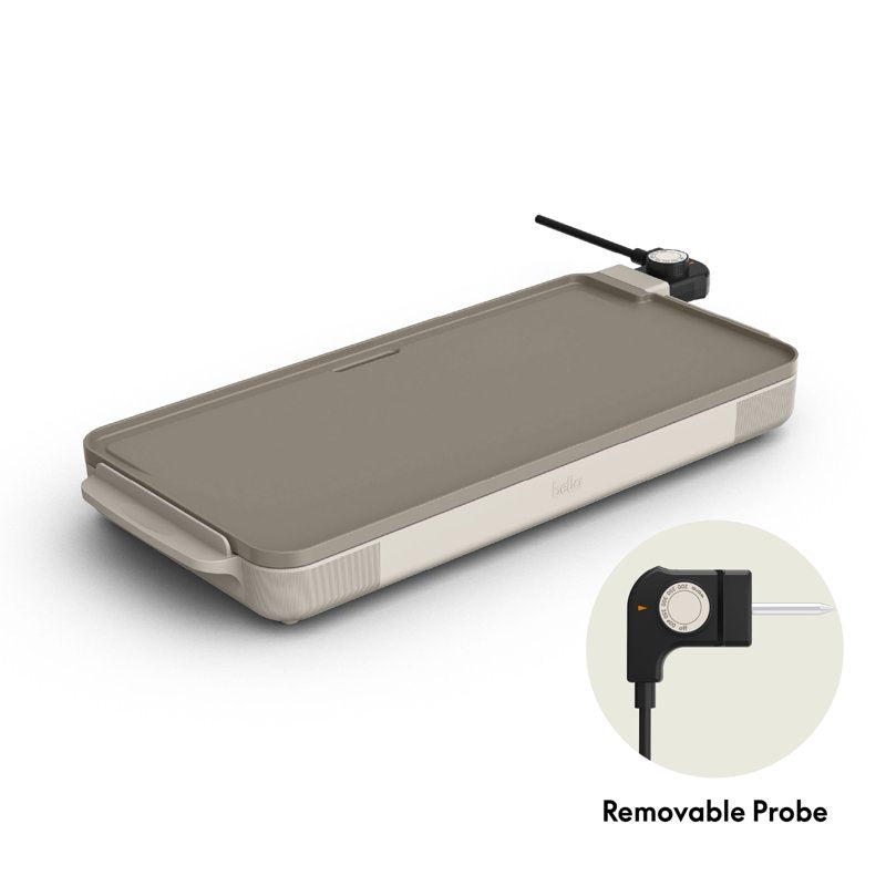 10" x 20" Electric Griddle with Ceramic Nonstick Coating - Oatmilk