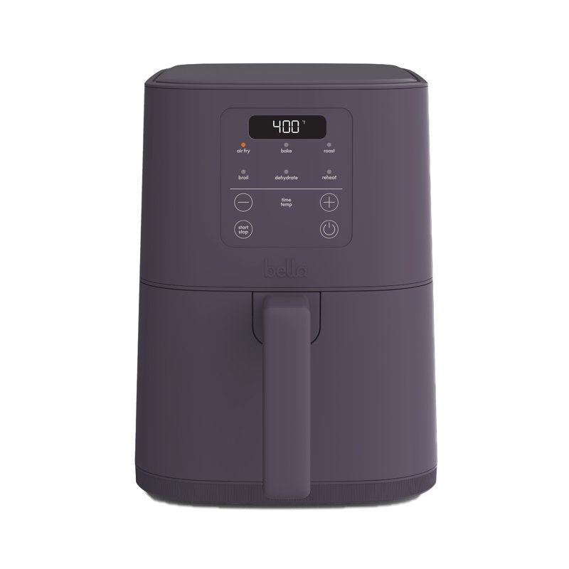 4 Qt Slim Digital Air Fryer with EverGood™ Nonstick Coating - Plum