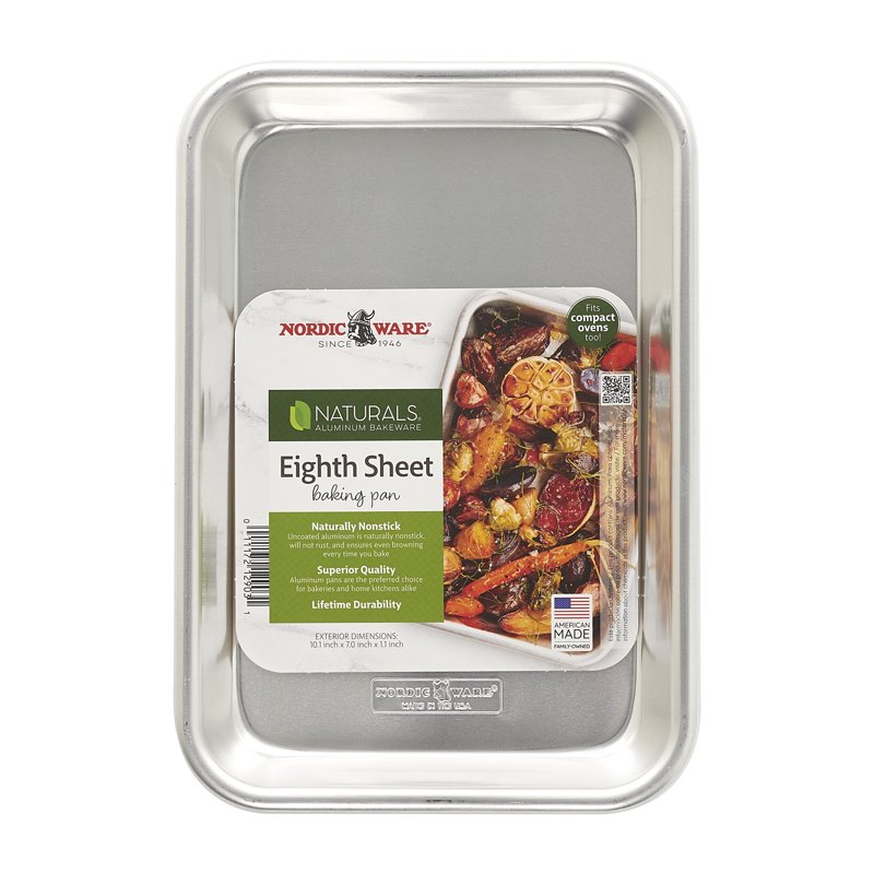 Aluminum 1/8 Sheet Pan - 2 Pack Rectangular Baking Sheet