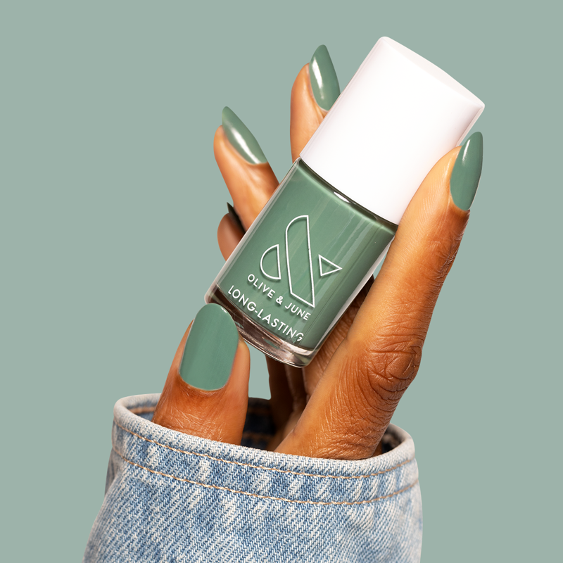 Long-Lasting Nail Polish - Still Life of Flowers Mossy Green 0.46 fl oz