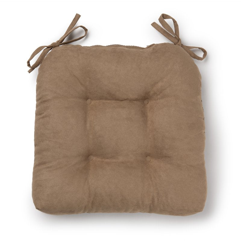Shredded Memory Foam Chair Cushion - Tan, 16" x 14.5", 2 Pack