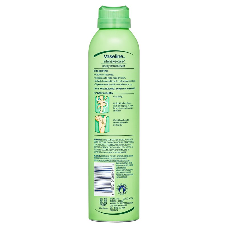 Aloe Soothe Spray Lotion - Non-Greasy Moisturizer 6.5 oz