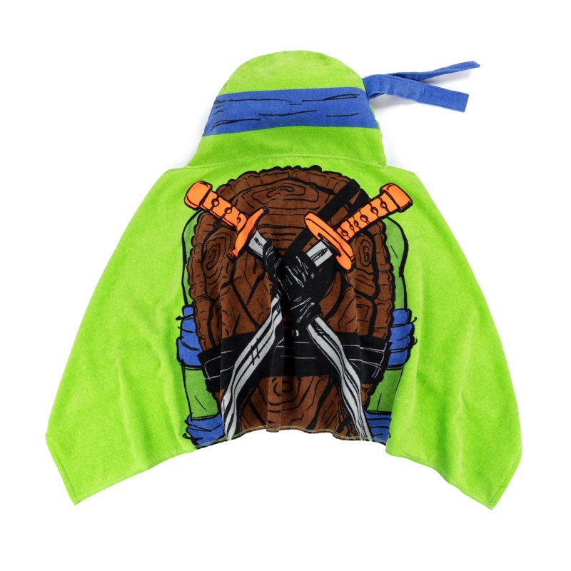 Teenage Mutant Ninja Turtles Kids Hooded Cotton Towel Wrap - Bath & Beach Use