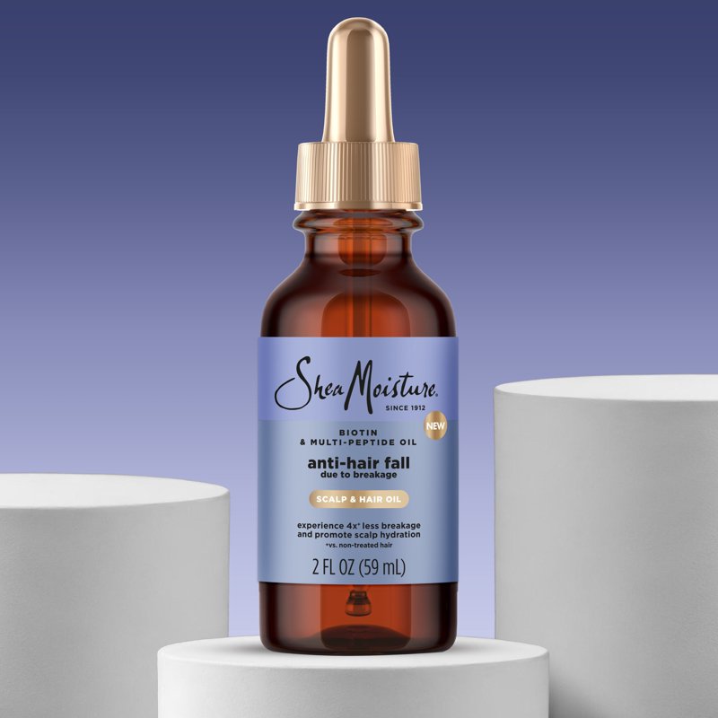 Biotin & Multi-Peptide Anti-Hair Fall Scalp and Hair Oil, 2 fl oz
