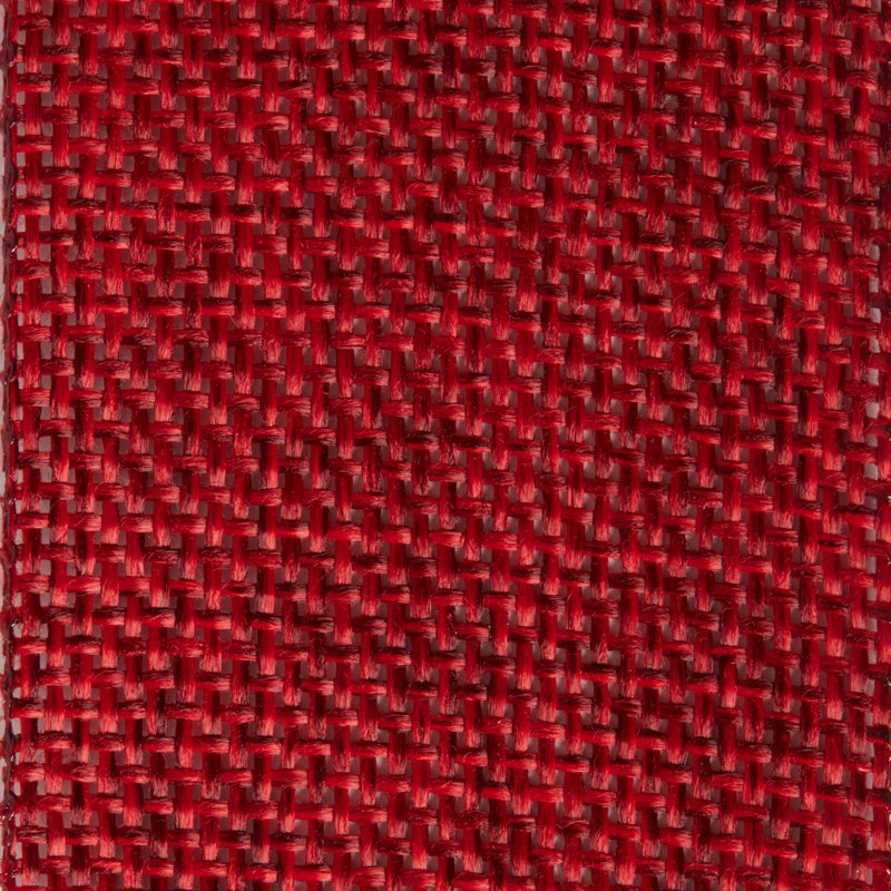 (3 Pack) Burlap Woven Ribbon - Red 1.5 Inch Wide Craft Ribbon, 27 Feet