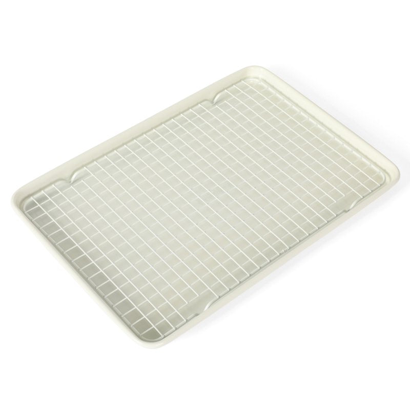 Nonstick Cookie Baking Sheet Pan Set with Cooling Rack - 3 Pack