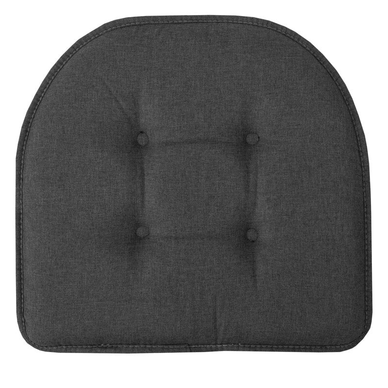 U-Shaped Memory Foam Chair Pad Cushion 2-Pack - Gray