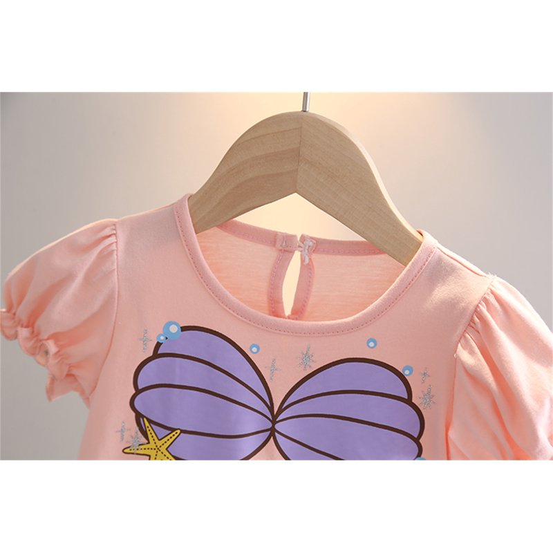 Shell Mermaid Princess Dress for Toddler Girls 1-6T - Baby Girl Tulle Birthday Costume