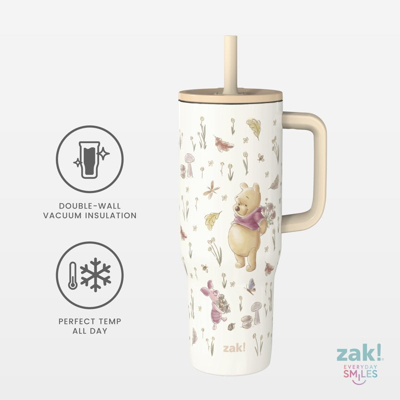 Winnie the Pooh 30oz Stainless Steel Vacuum Insulated Tumbler with Straw