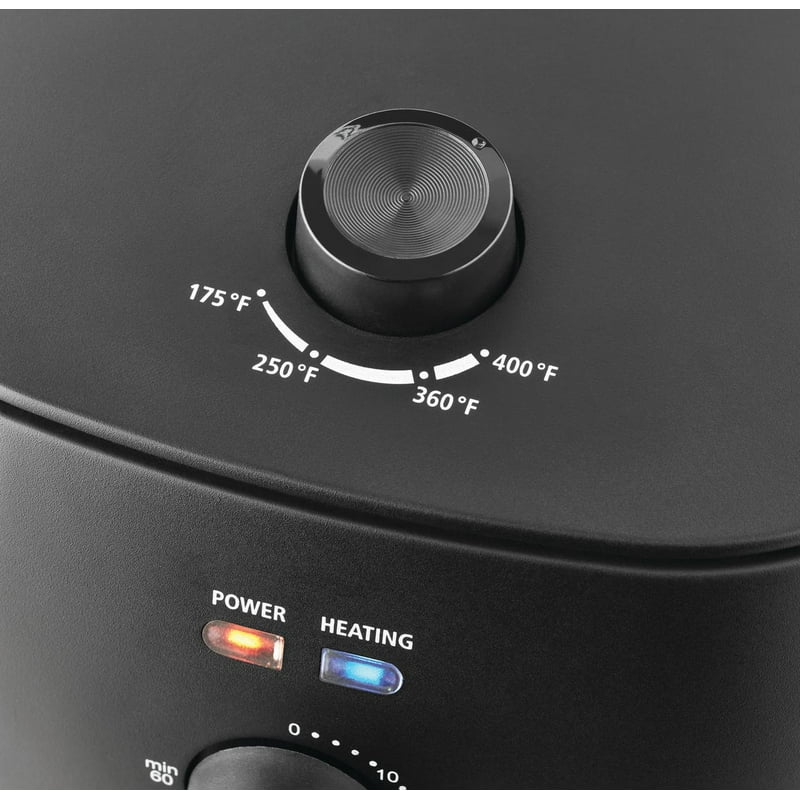 8 Qt Air Fryer with Automatic Shutoff - Black