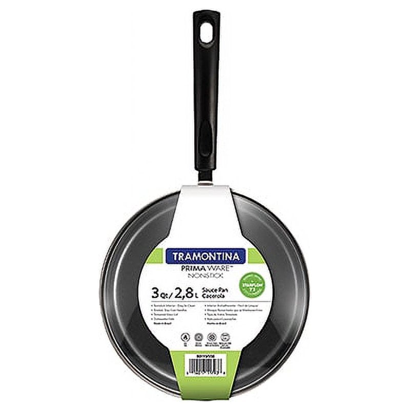 3-Quart Non-Stick Covered Sauce Pan - Steel Gray